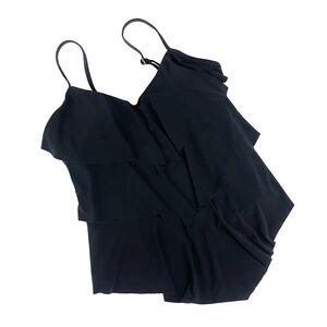 Magic Suit Black Tiered Swim Tank Tankini